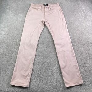 7 For All Mankind Pants Mens 30x32 Pink Straight Luxe Performance Stretch Chino